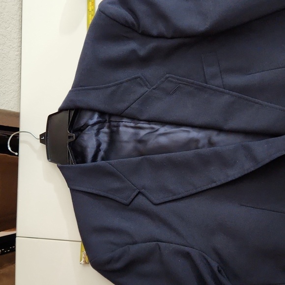 Vintage Hill & Archer Wool Blend Suit Navy Blue 40R HAS FLAWS SEE DESCRIPTION - Picture 11 of 16